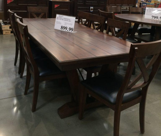 Bayside Furnishings Bolton 9PC Dining Set
