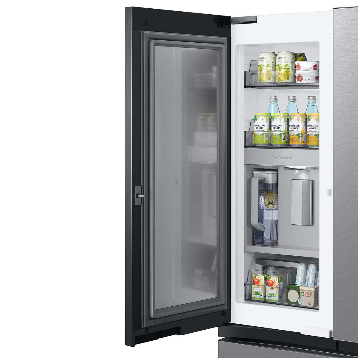 Samsung 30 cu. ft. Bespoke 3-Door French Door Refrigerator with Beverage Center