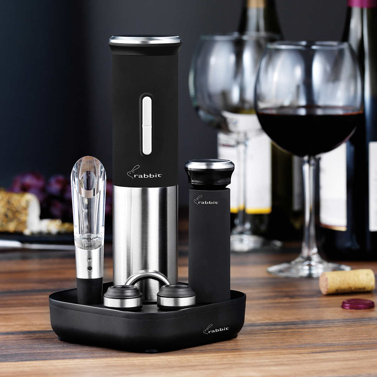 Rabbit Electric Wine Opener Set, 8-piece