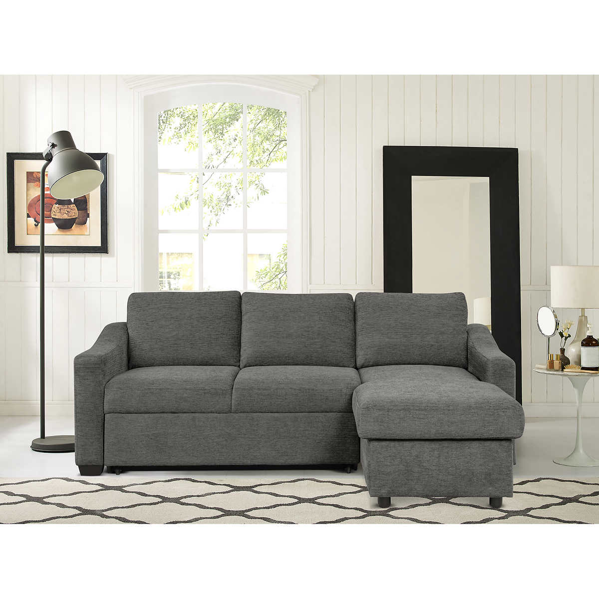 Coddle Aria Fabric Sleeper Sofa with Chaise
