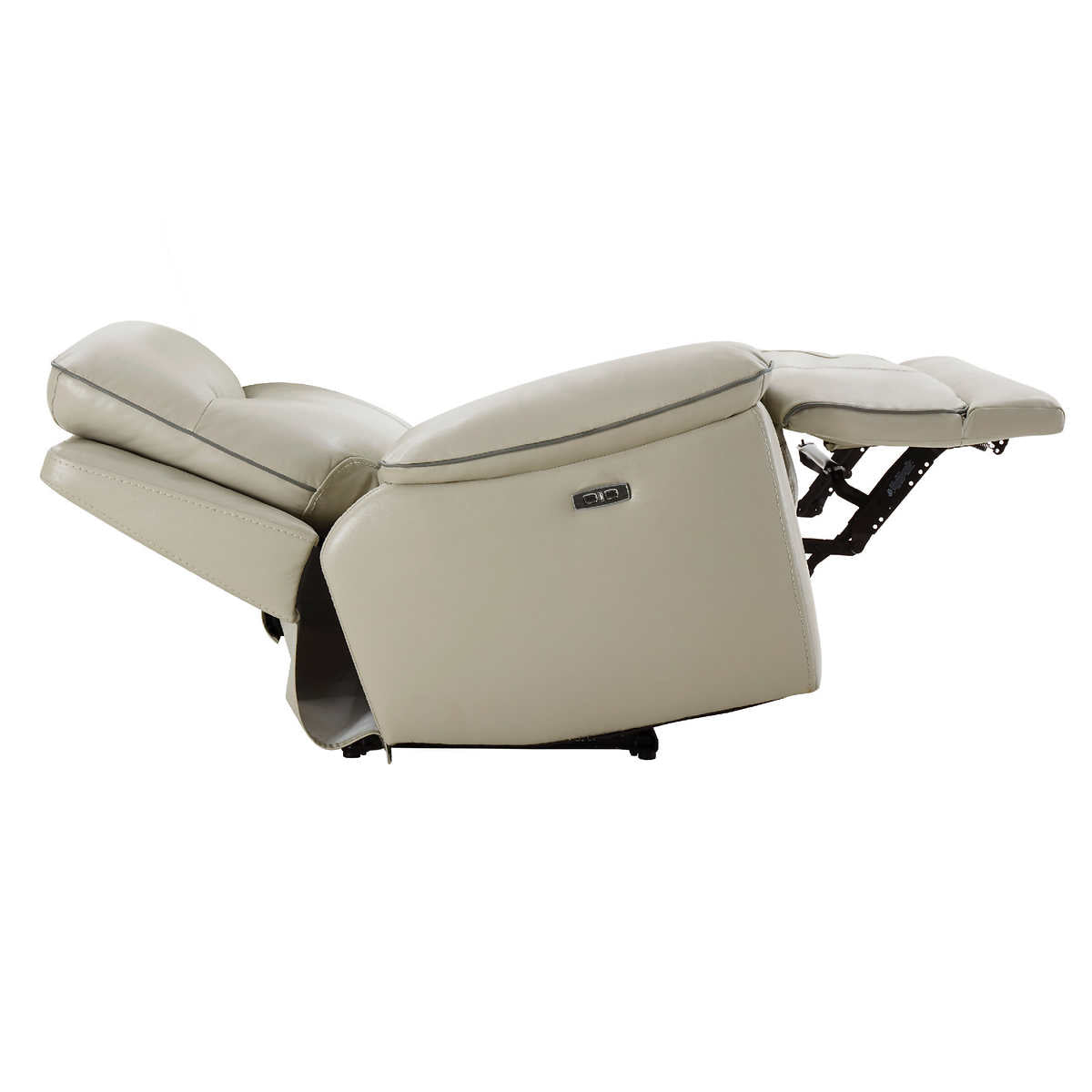 Messina Leather Power Reclining Loveseat with Power Headrests