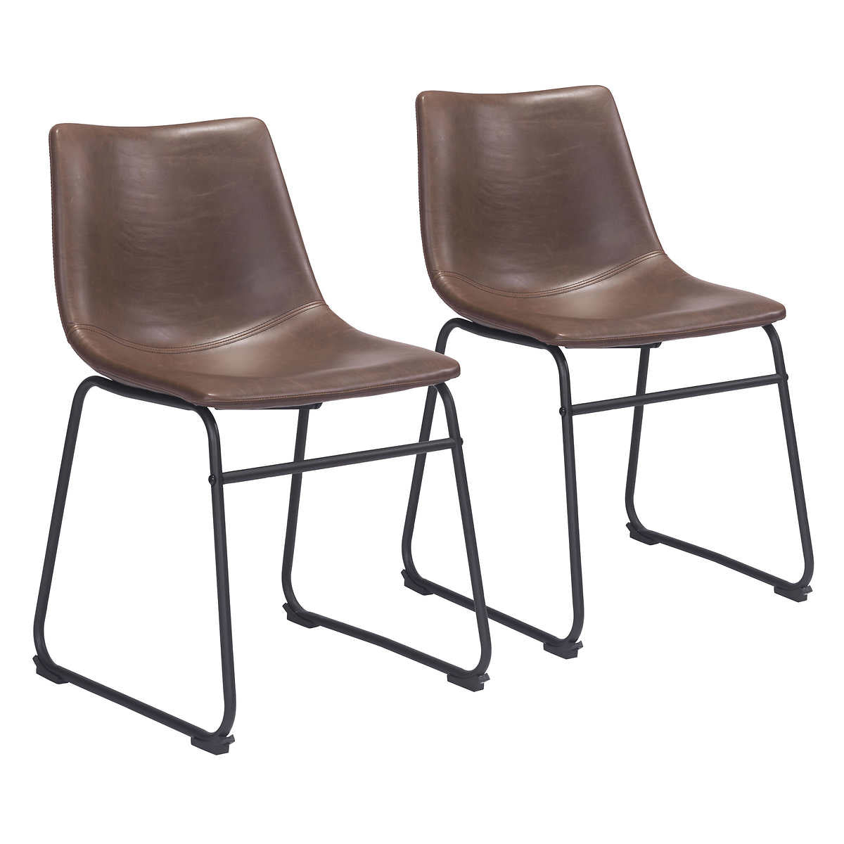 Kai Dining Chair, 2-pack-Brown