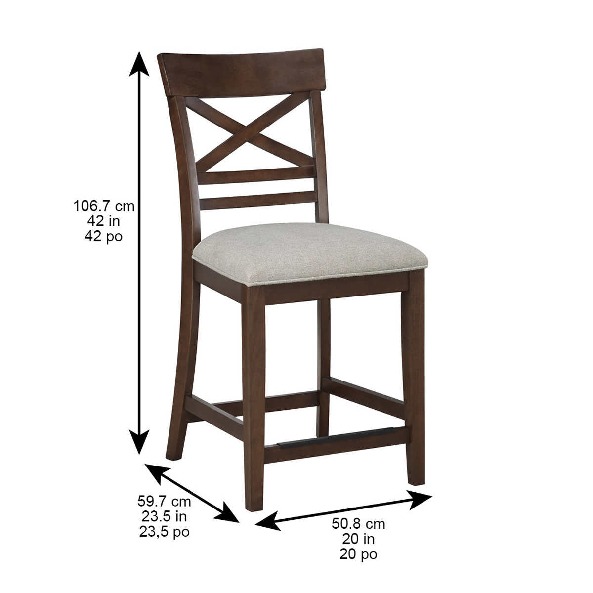 Collins 9-piece Counter-Height Dining Set
