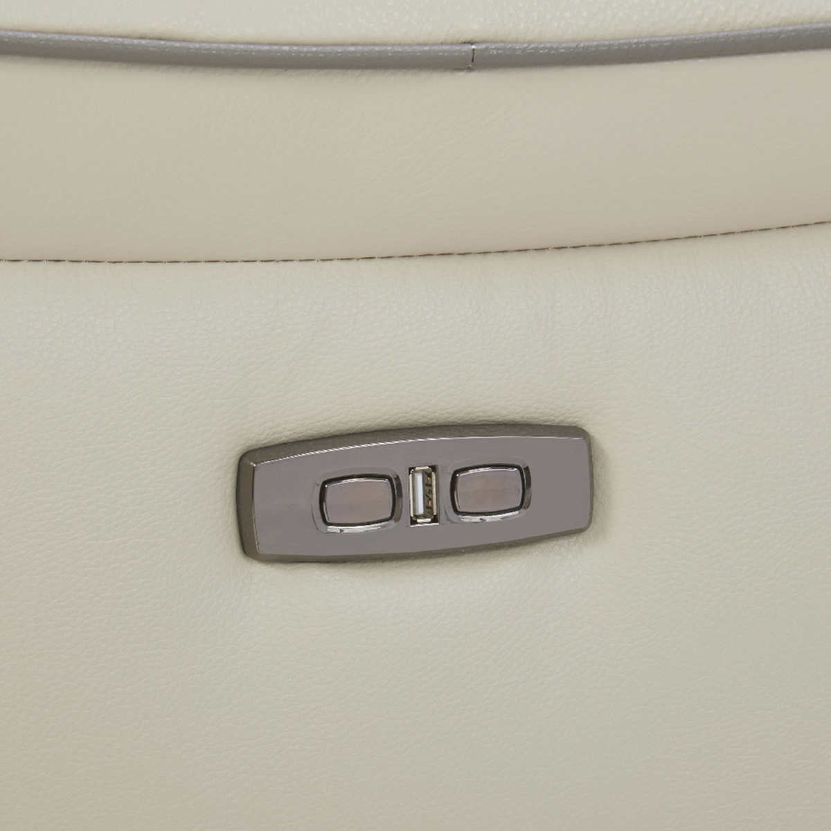 Messina Leather Power Reclining Loveseat with Power Headrests