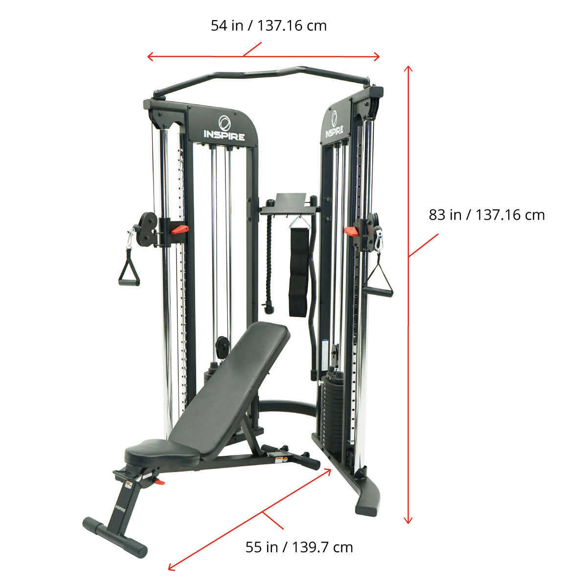 Inspire Fitness FTX Functional Trainer with Bench