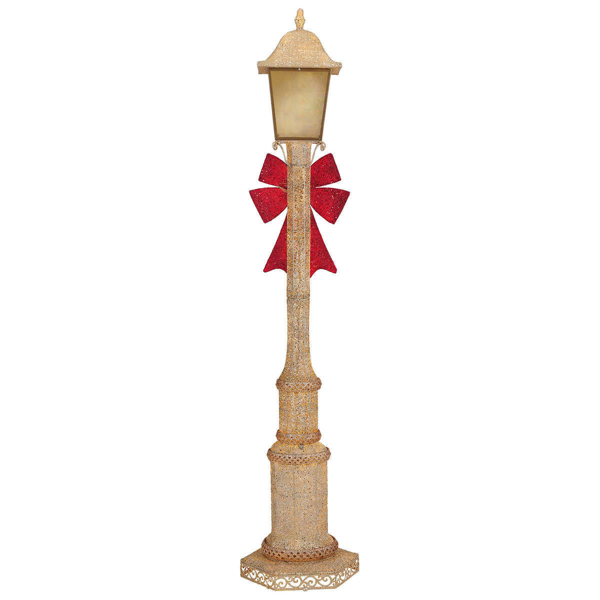 2.1 m (7 ft.) Glittering Christmas Street Lamp