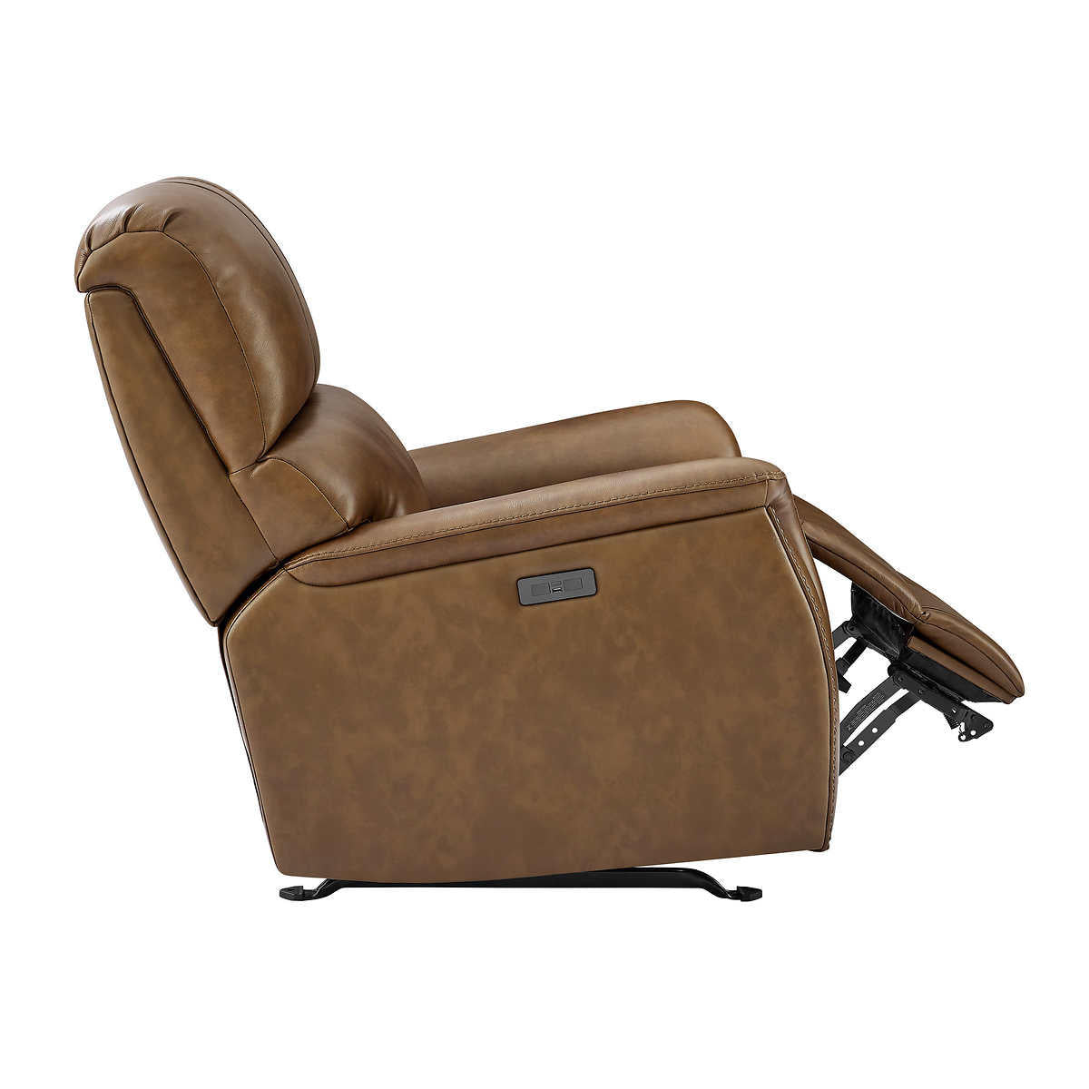 Barcalounger Presley Leather Power Rocker Recliner with Power Headrest