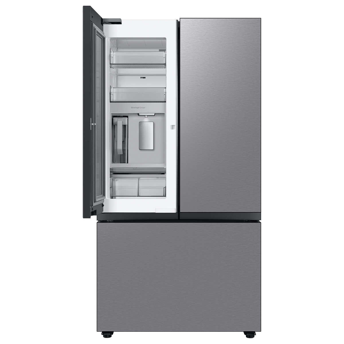Samsung 30 cu. ft. Bespoke 3-Door French Door Refrigerator with Beverage Center