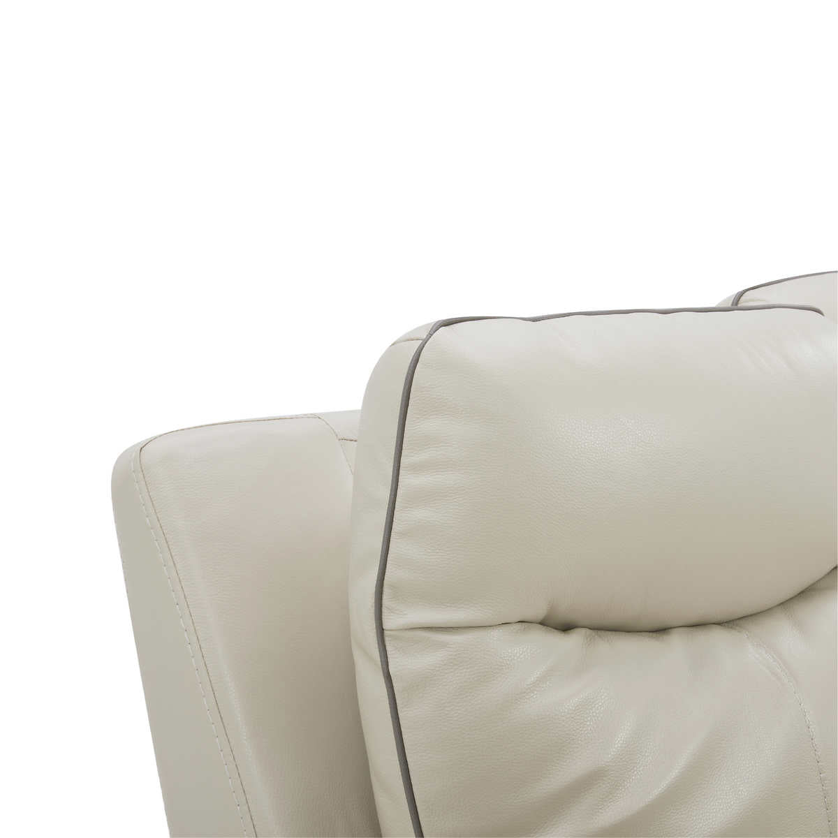 Messina Leather Power Reclining Loveseat with Power Headrests