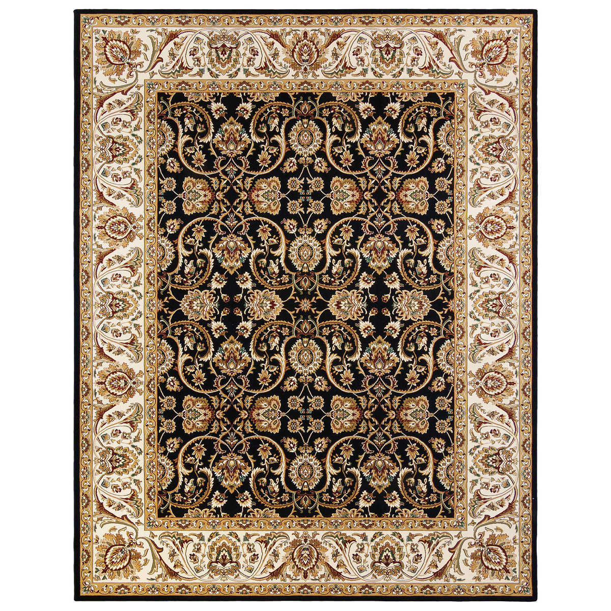 Thomasville Timeless Classic Rug Collection, Alden Black, 9' × 13'