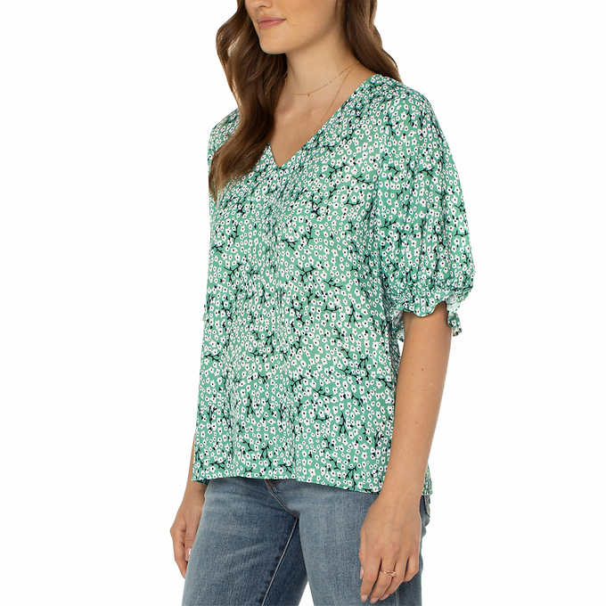 Well Worn Ladies' V-Neck Blouse