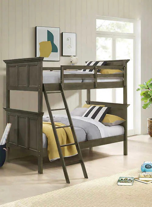 Imagio Home Furniture Ridgewood 2-piece Twin Over Twin Bunk Bed