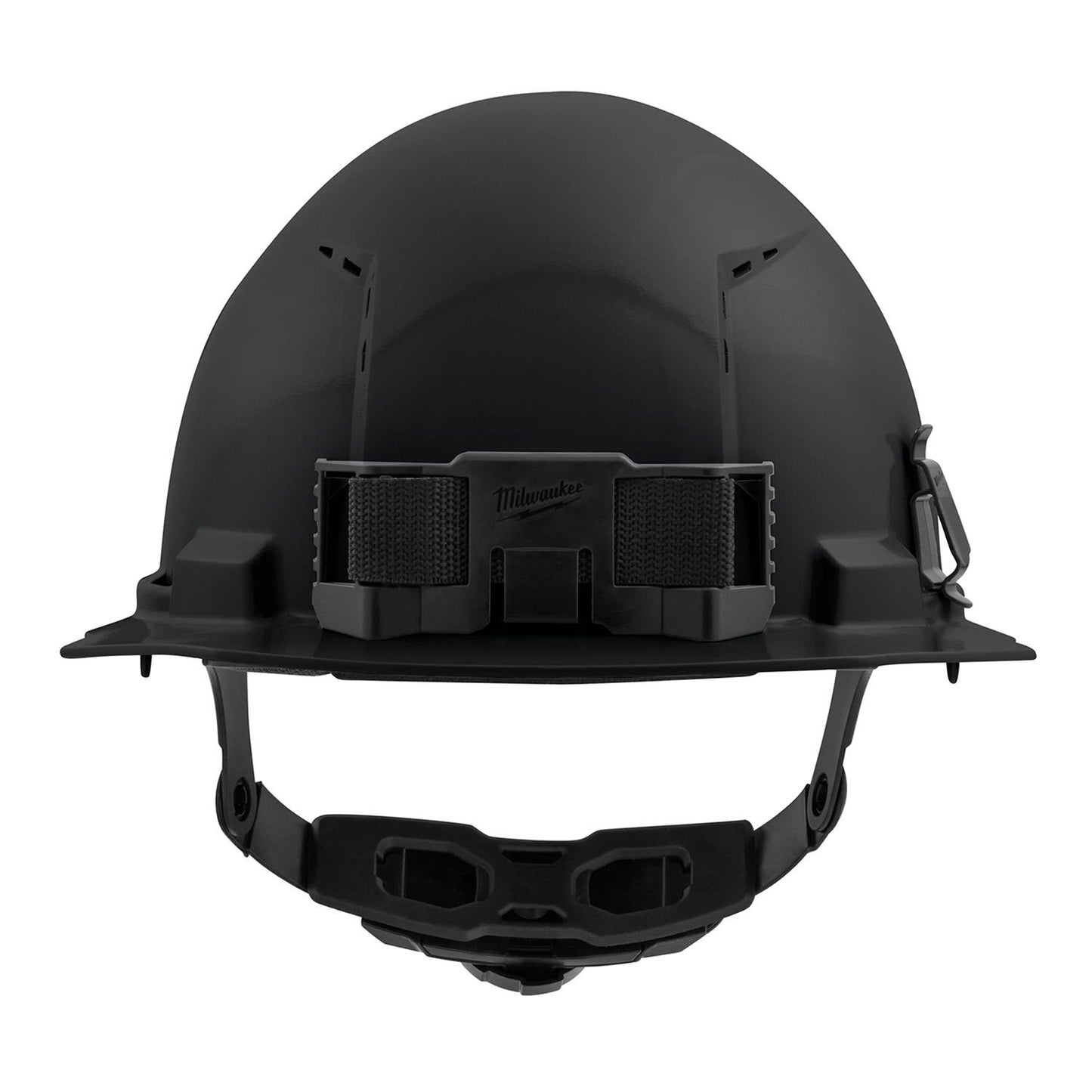 Milwaukee BOLT Black Type 1 Class C Front Brim Vented Hard Hat with 6-Point Ratcheting Suspension