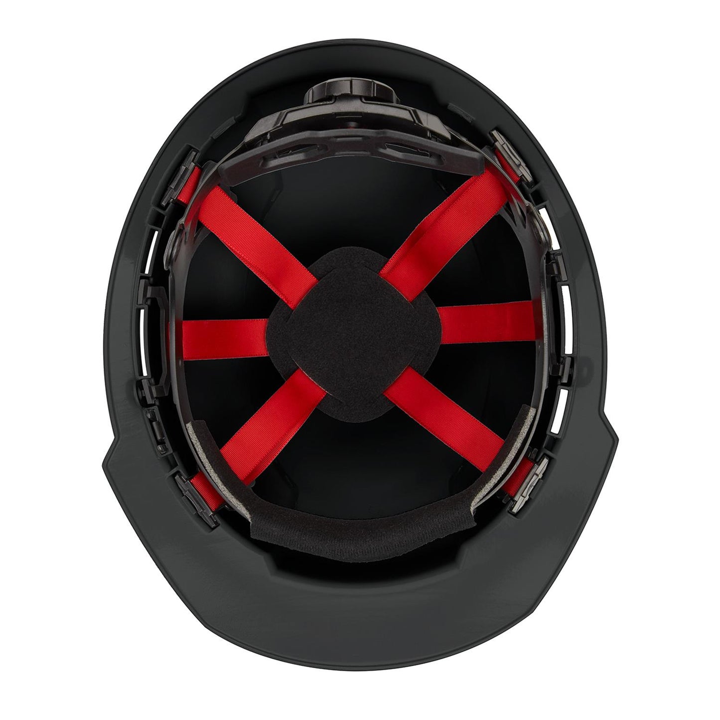 Milwaukee BOLT Black Type 1 Class C Front Brim Vented Hard Hat with 6-Point Ratcheting Suspension