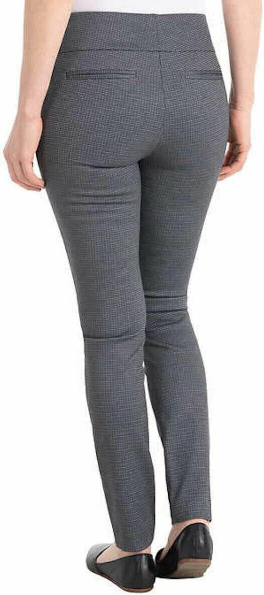 Dalia Women's Pull-On Ponte Pant with Built-in Tummy Control Panel (Medium)