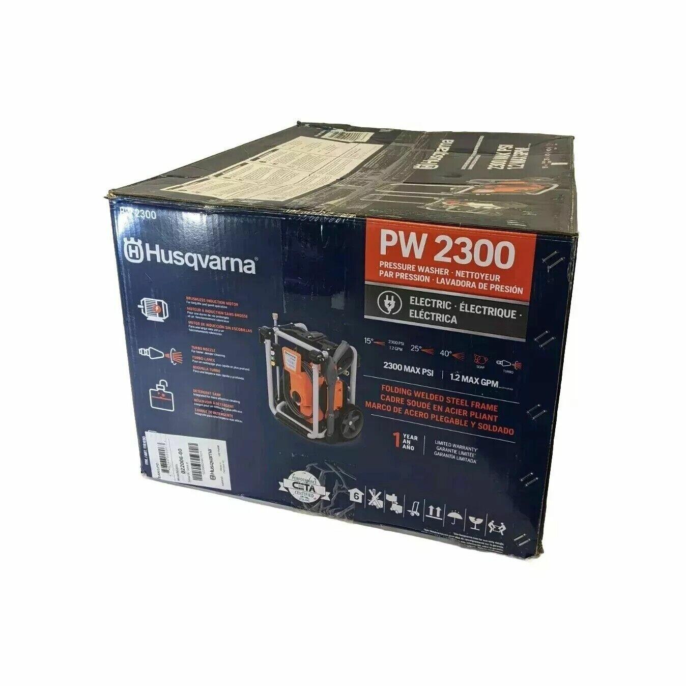 Husqvarna 2300 PSI Electric Powered Pressure Washer