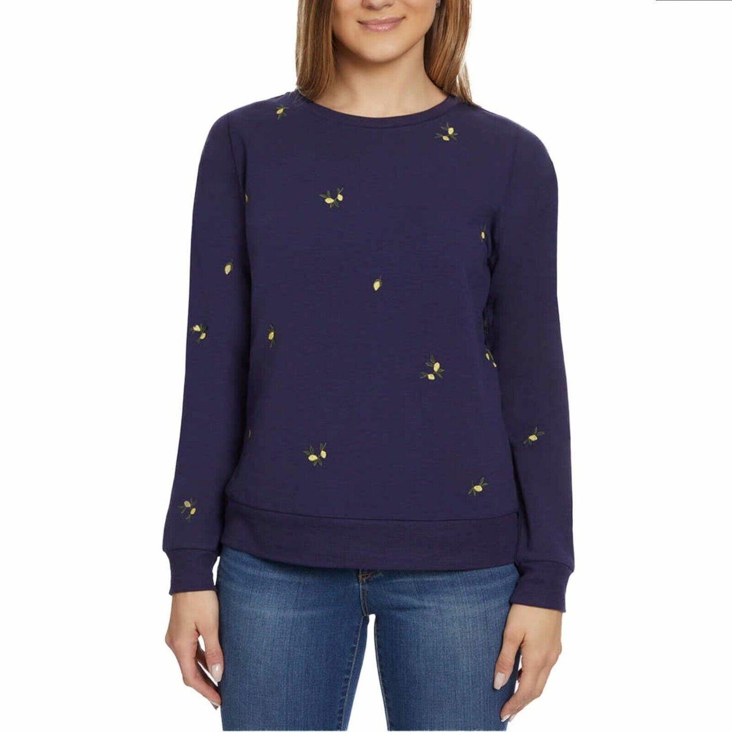 Gloria Vanderbilt Ladies' Embroidered Crewneck