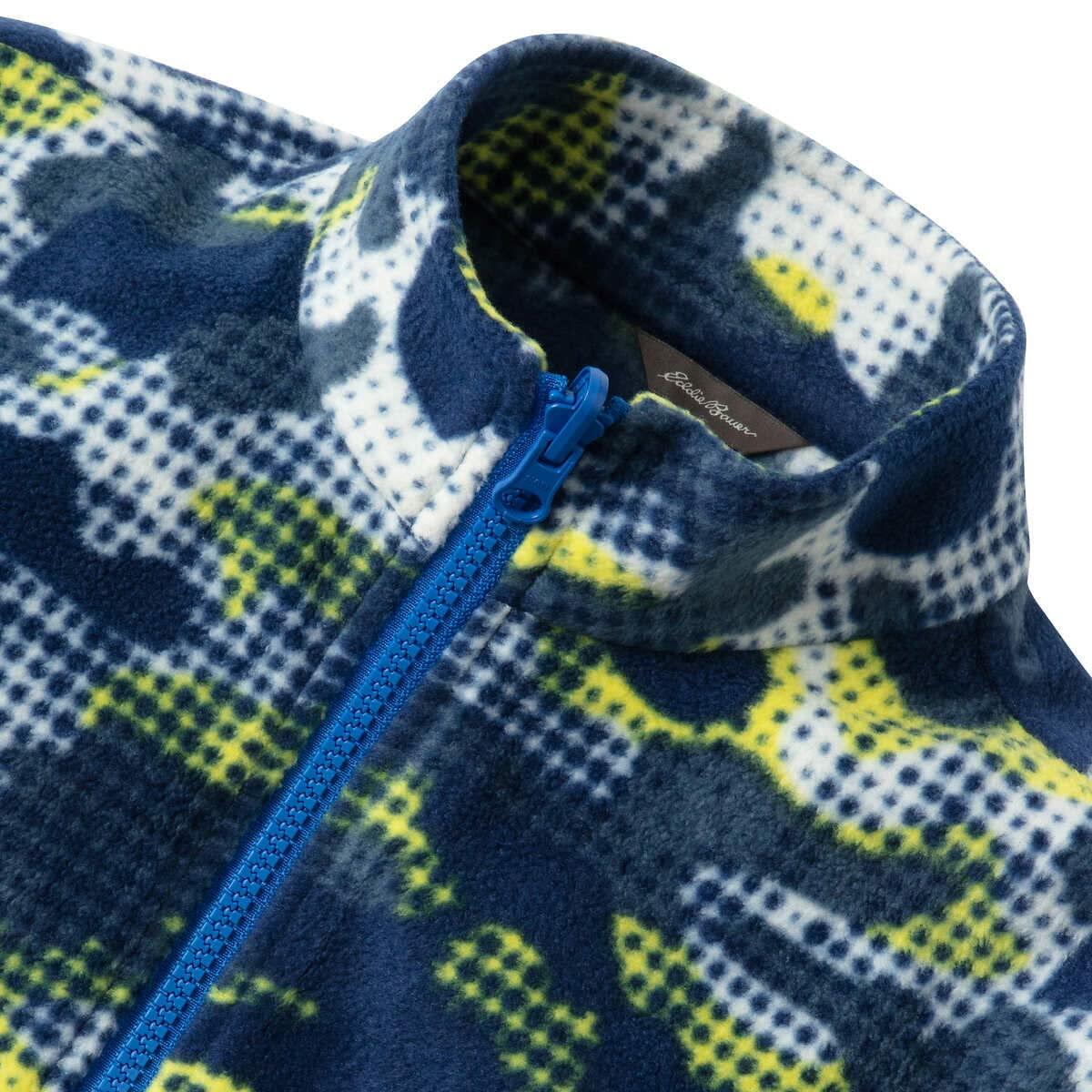 Eddie Bauer Youth Lone Peak 3 in 1 Jacket (Nautical Blue Camo, X-Small 5/6)