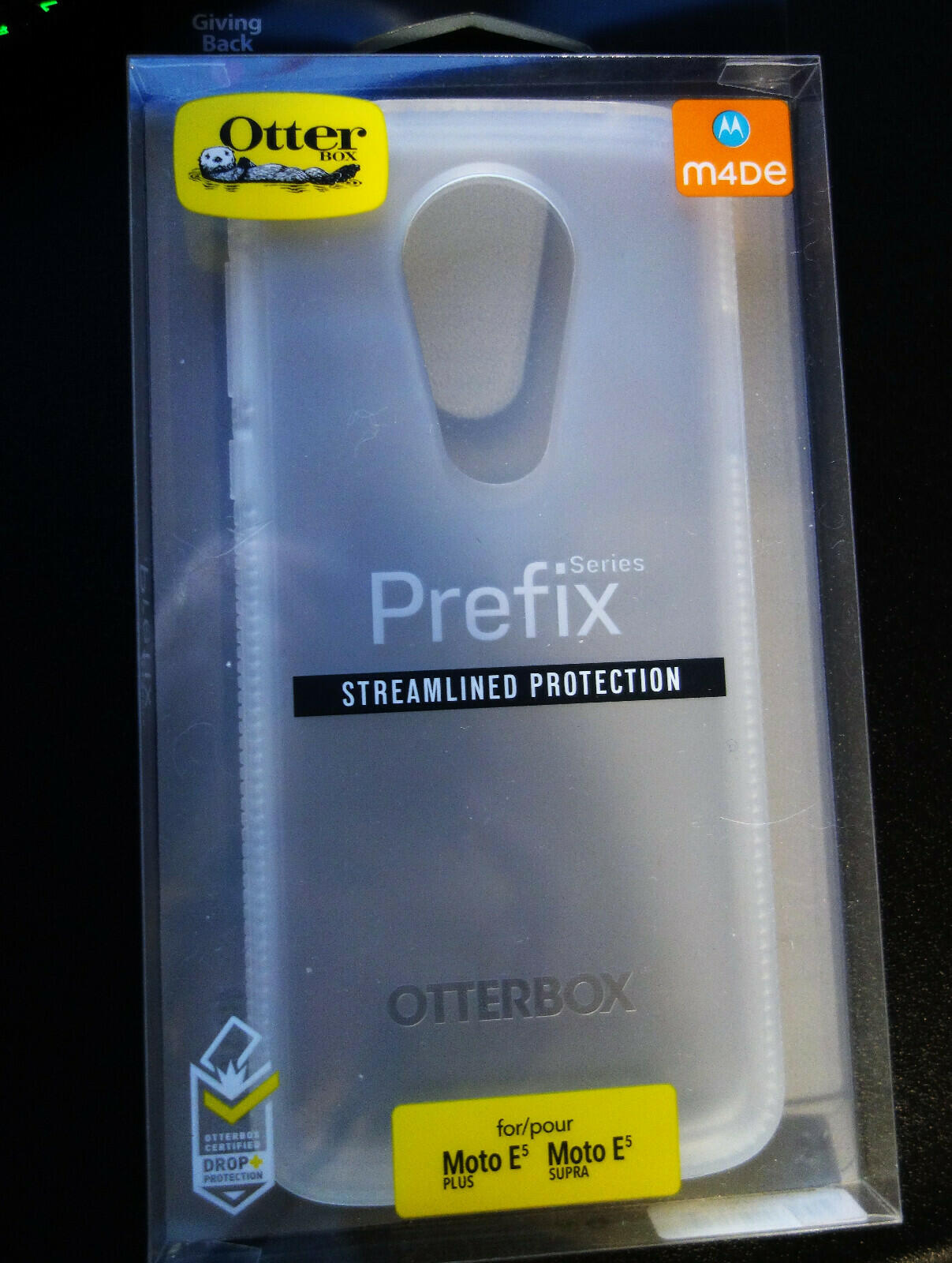 OtterBox Prefix Series Slim Case for Motorola Moto E5 Plus - Frost