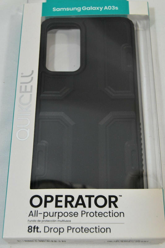 Quikcell Samsung A03s OPERTOR Series Rugged Case - Armor Black