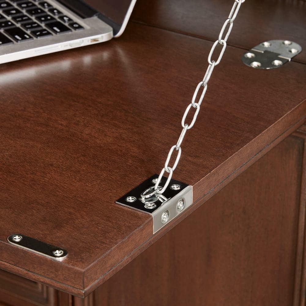 Home Decorators Collection Secretary Desk 60.24"X32"X15.7" Solid Wood+Doors+Drawers+Shelves