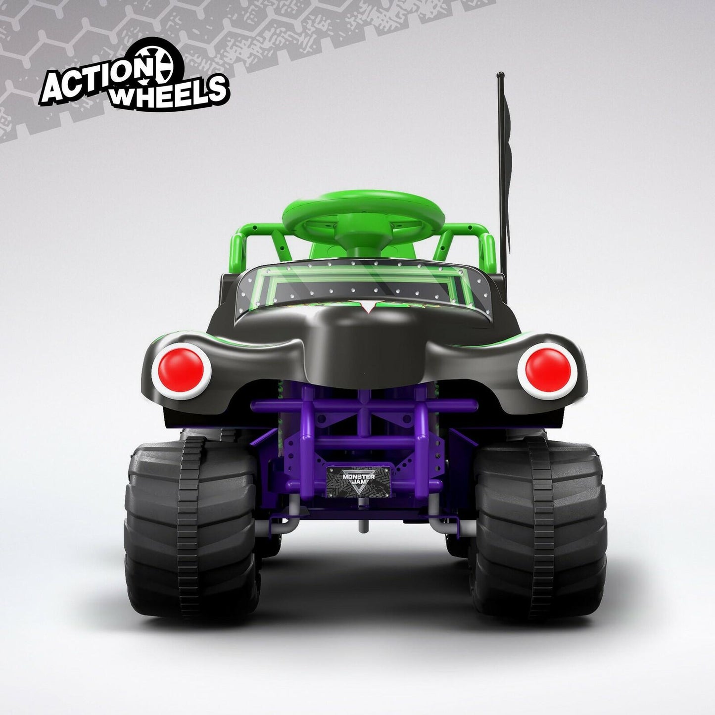 6 Volt Grave Digger Ride on Car Monster Truck Monster Jam Graphics for Boys & Girls 18-36 Months