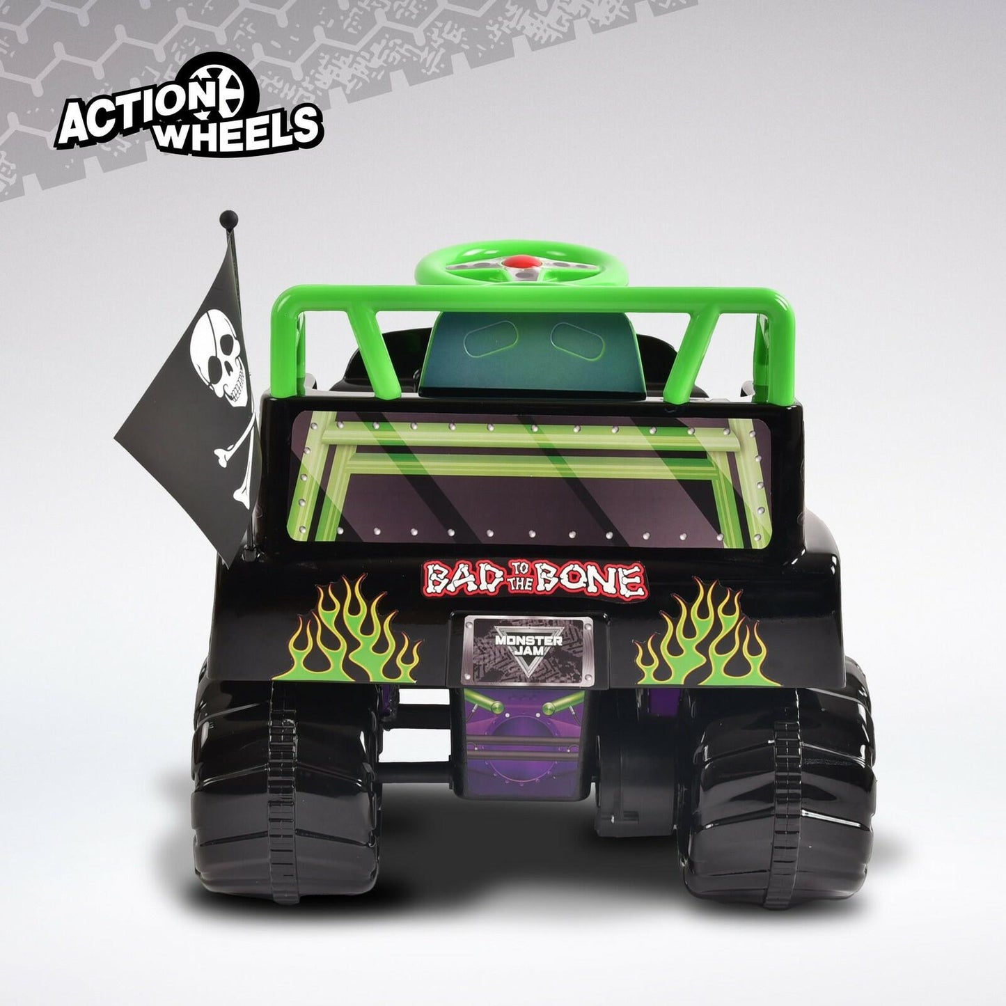 6 Volt Grave Digger Ride on Car Monster Truck Monster Jam Graphics for Boys & Girls 18-36 Months