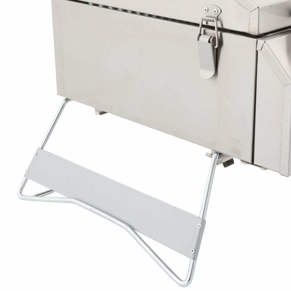 2-Burner Stainless Steel Table Top Portable Propane Gas Grill