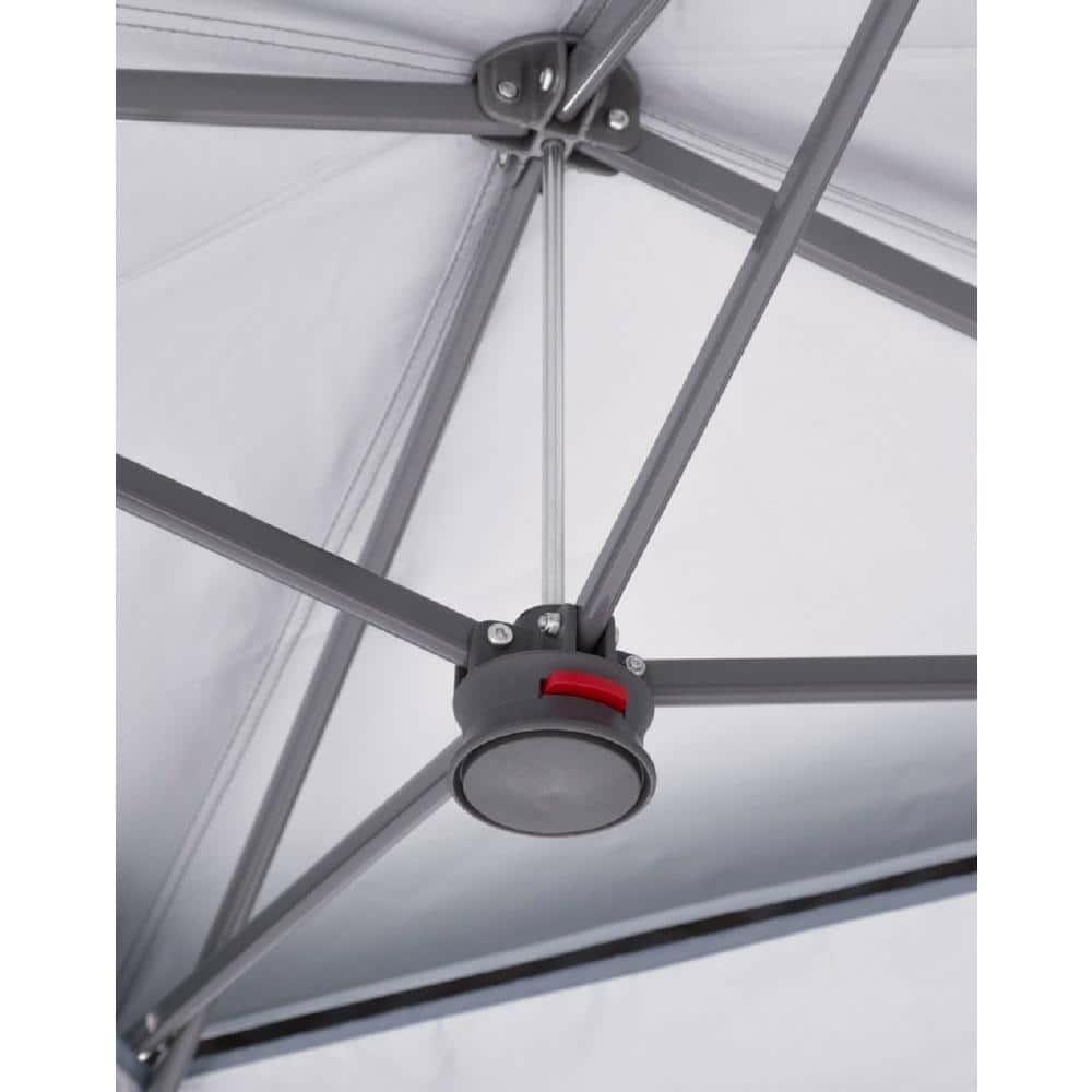 Everbilt 10 ft. x 10 ft. Grey Instant Canopy Pop Up Tent