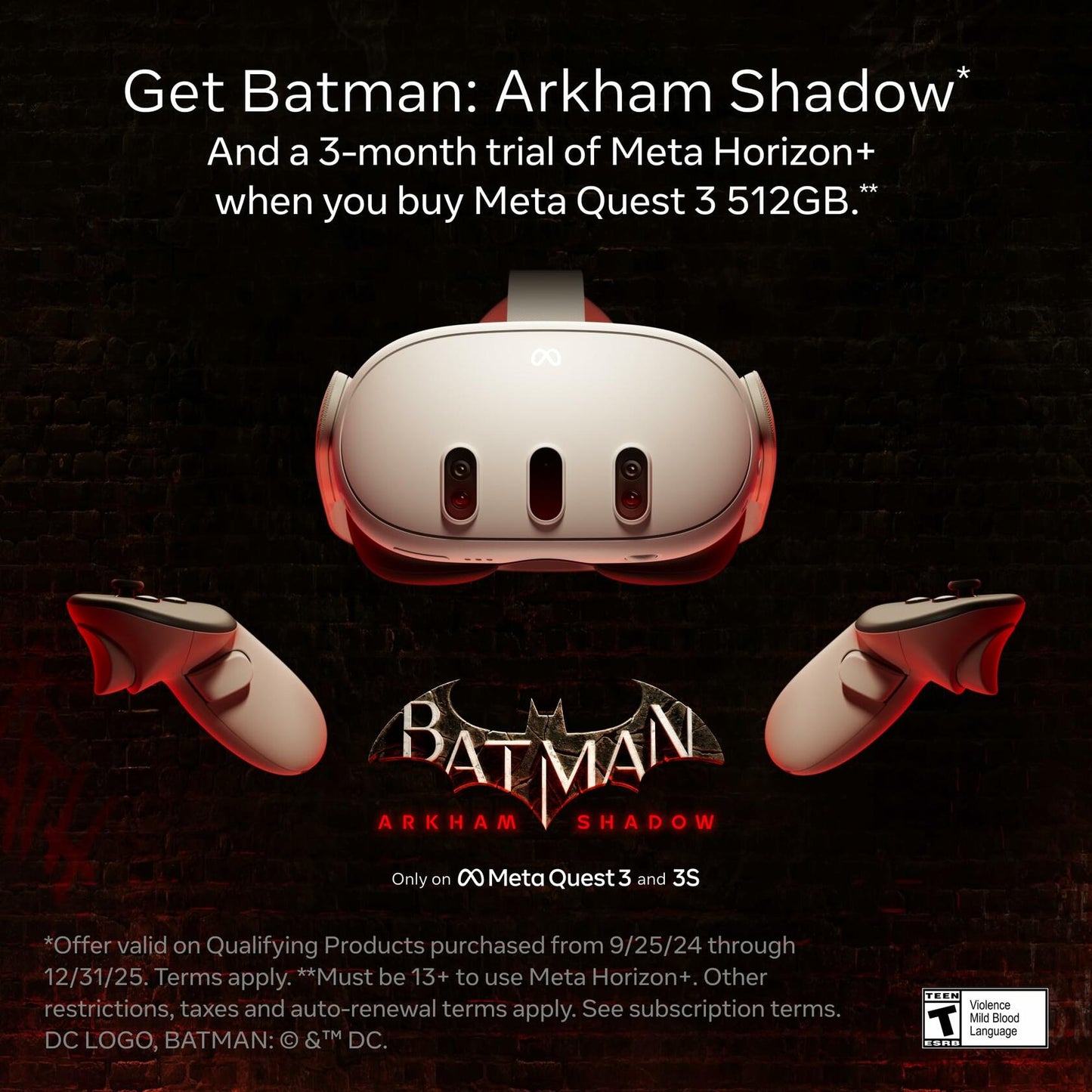 Meta Quest 3 512GB | Thirty Percent Sharper Resolution — 2X Graphical Processing Power — Play Without Wires