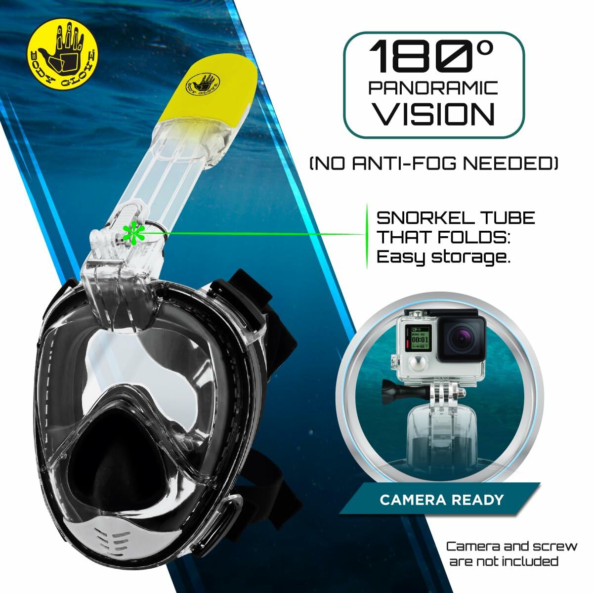 Body Glove Aire Full Face Snorkel Set
