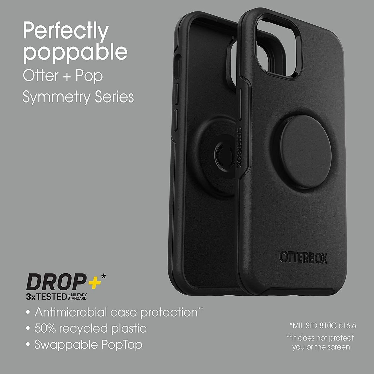 OtterBox + Pop Symmetry Series Case for iPhone 13 - (Berry Flow)