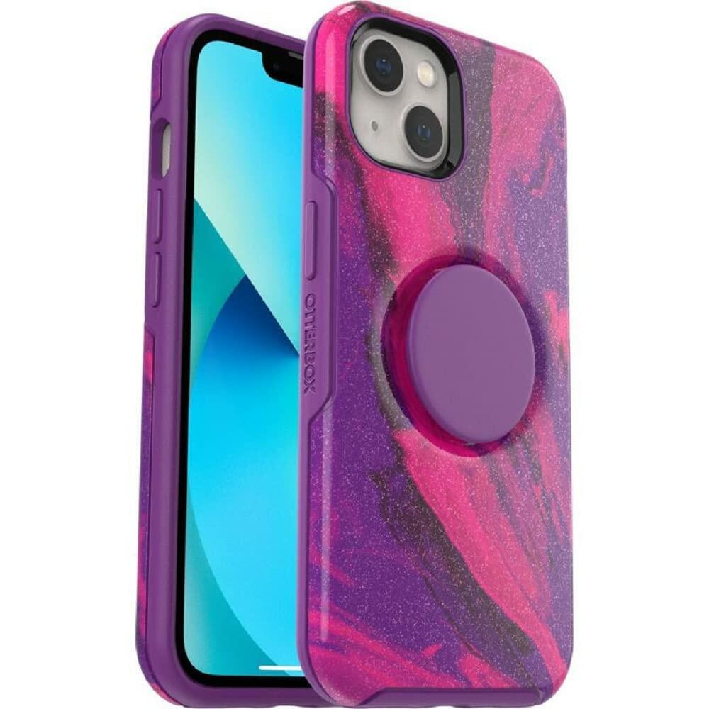 OtterBox + Pop Symmetry Series Case for iPhone 13 - (Berry Flow)