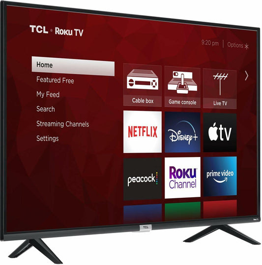 TCL 50-inch Class 4-Series 4K UHD Smart Roku LED TV - 50S435, 2021 Model