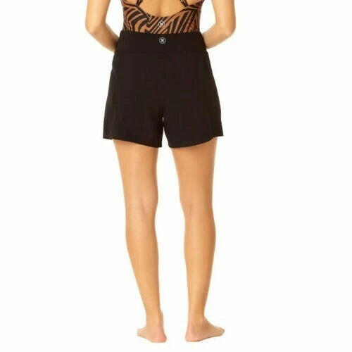 Hurley Womens Pull On Swim Short (Black  Large)