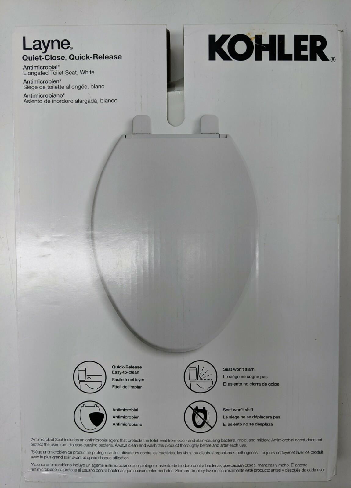 Kohler Layne Quick Release Toilet Seat White