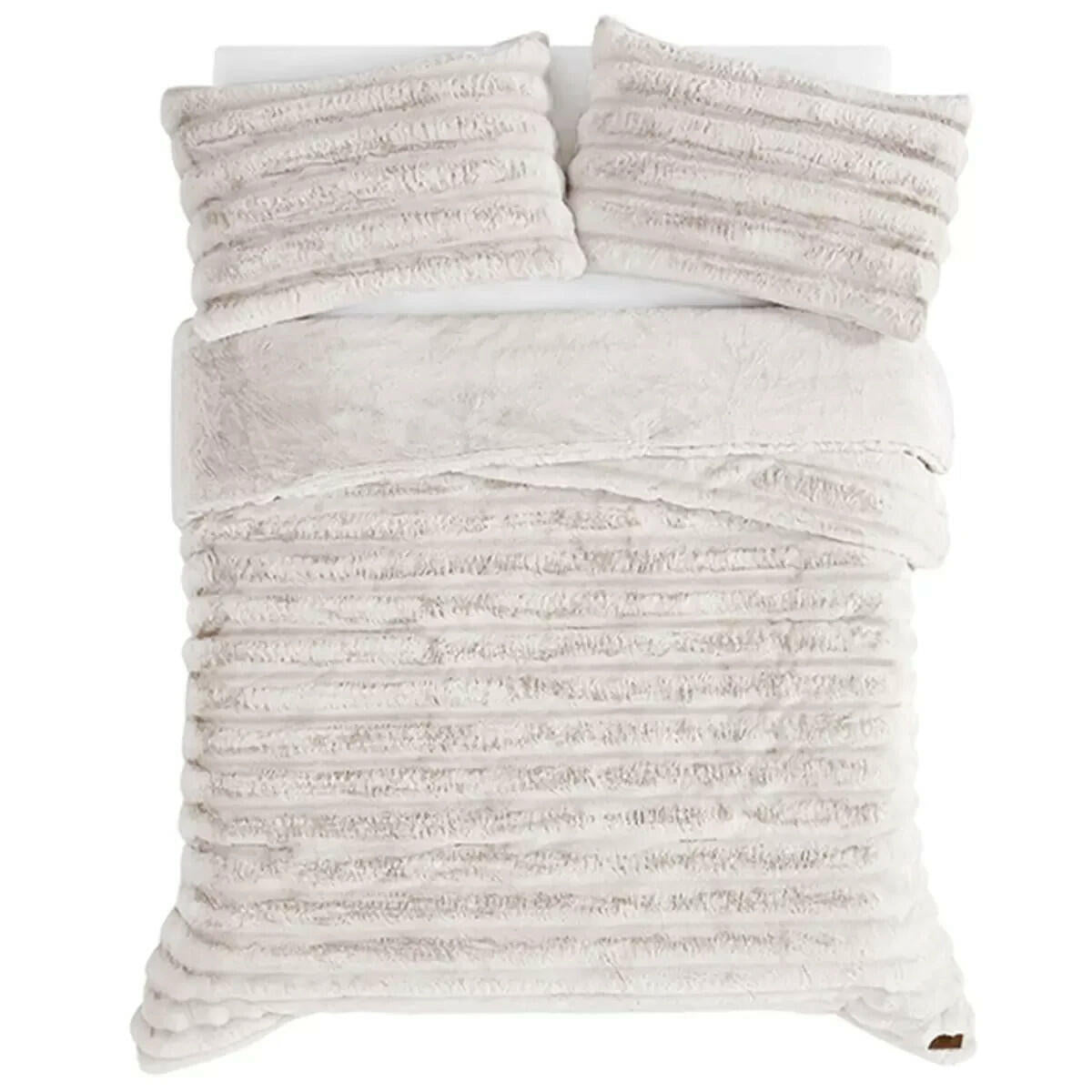 FRYE Faux Fur Comforter 3PC King