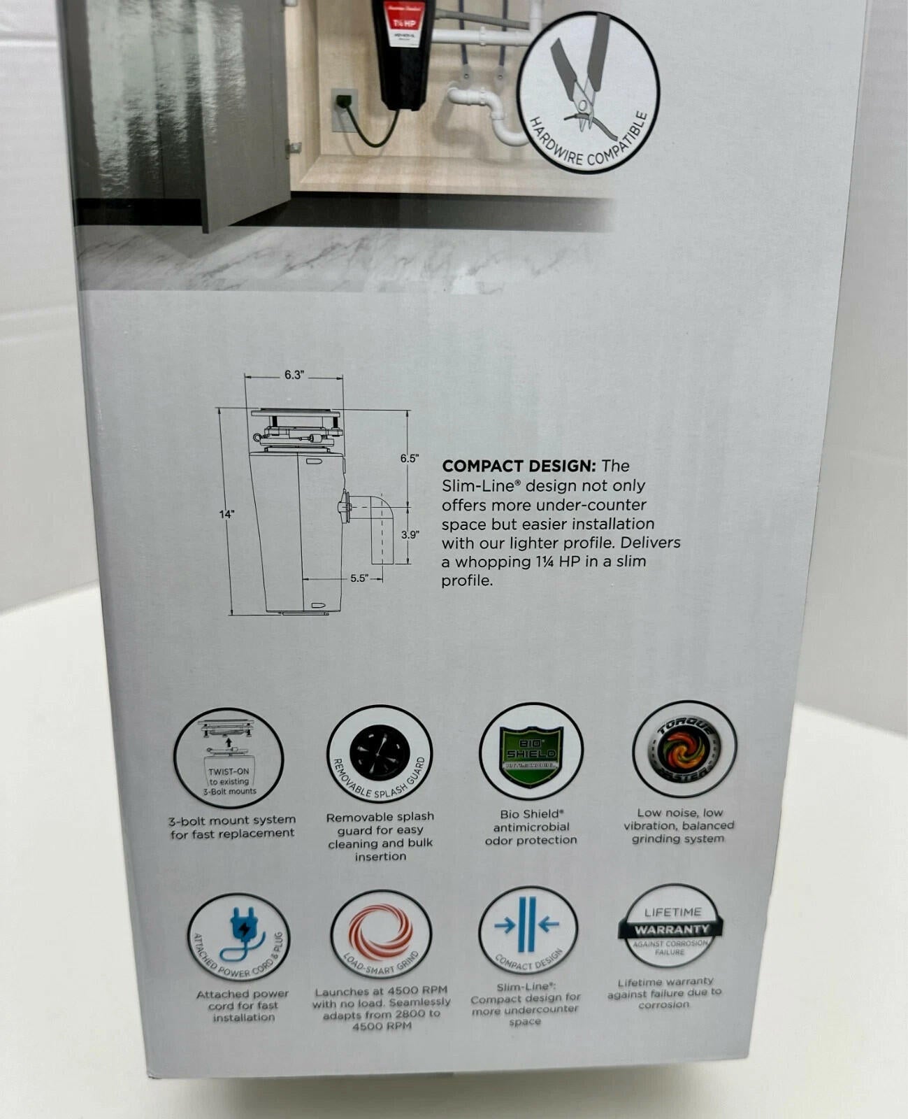 American Standard Slim-Line 1.25HP Garbage Disposer 10-US-ASD-825-SL