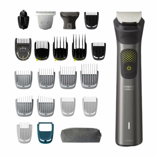 Philips Multigroom Series 9000, 20-Piece All-in-One Trimmer Set with Storage Pouch, Gray