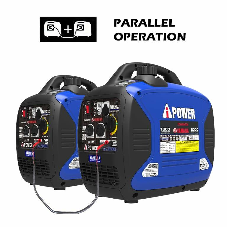 A-IPower 1600W Running / 2000W Peak Yamaha Powered Gas Inverter Generator