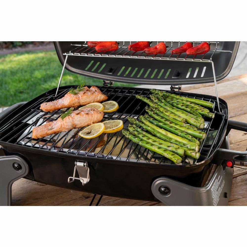Nexgrill 1-Burner Portable Propane Gas Table Top Grill in Black