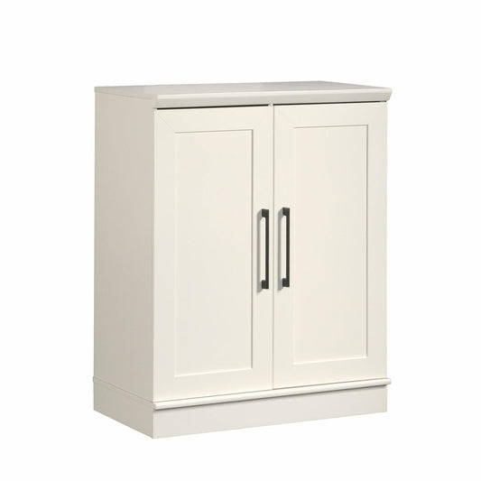 HomePlus Small Kitchen Pantry Storage Cabinet with Adjustable Shelves, Living Room Storage Cabinet, Soft White Finish