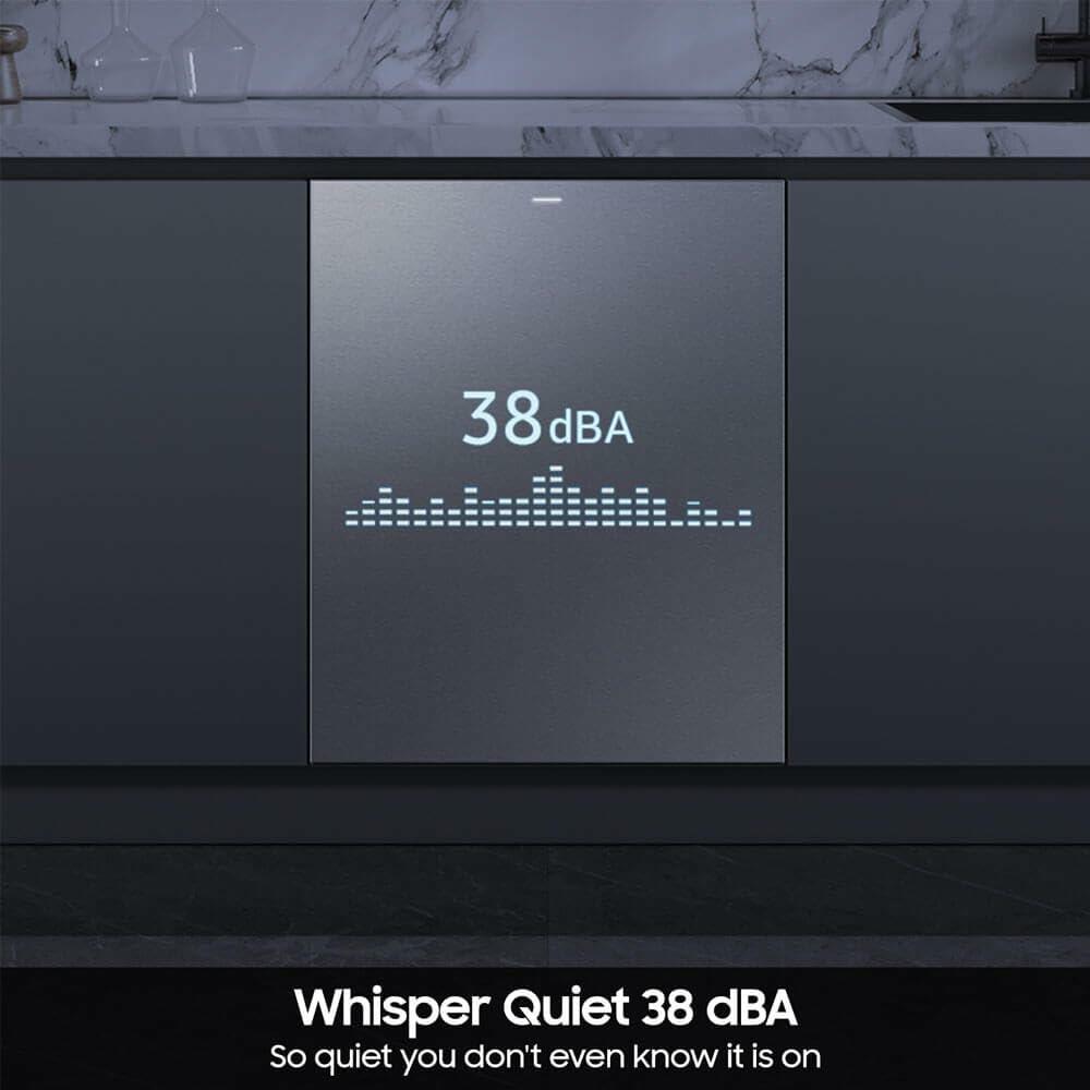 Samsung DW90F89P0USR 38 dBA Bespoke Auto Open Stainless Top Control Dishwasher