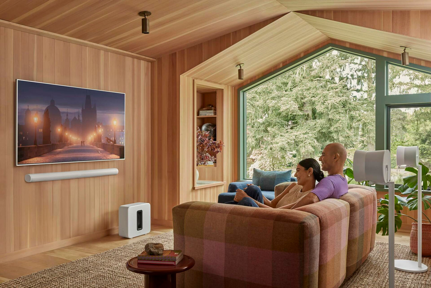 Sonos Arc Ultra Soundbar with Dolby Atmos and Voice Control - 9.1.4 Surround Sound for TV and Music - White