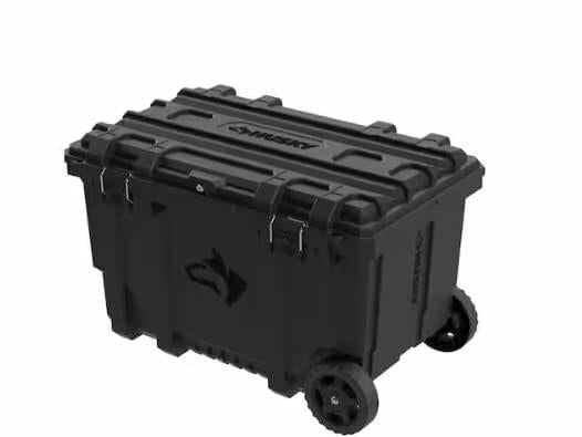 Husky 36.5 in. Black Heavy Duty Large Rolling Toolbox with Tool Tray and Keyed Lock