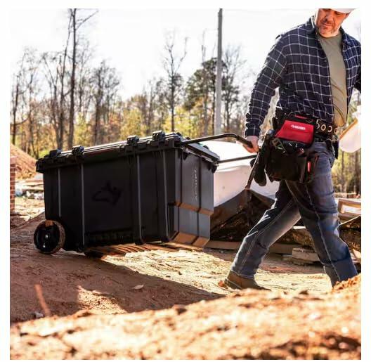 Husky 36.5 in. Black Heavy Duty Large Rolling Toolbox with Tool Tray and Keyed Lock