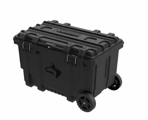 Husky 36.5 in. Black Heavy Duty Large Rolling Toolbox with Tool Tray and Keyed Lock