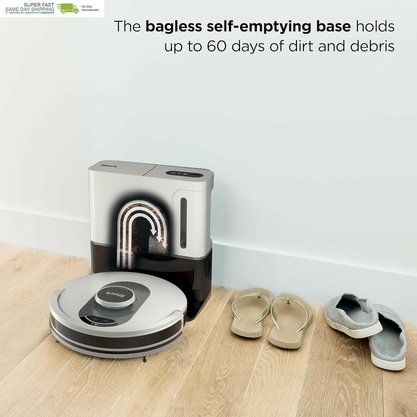 Shark AI Ultra Voice Control Robot Vacuum with Matrix Clean Navigation, Home Map