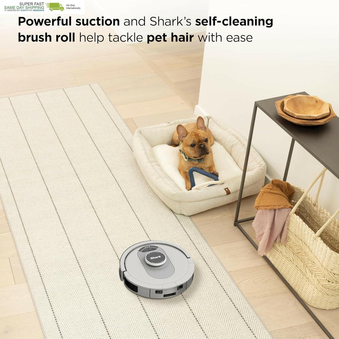 Shark AI Ultra Voice Control Robot Vacuum with Matrix Clean Navigation, Home Map