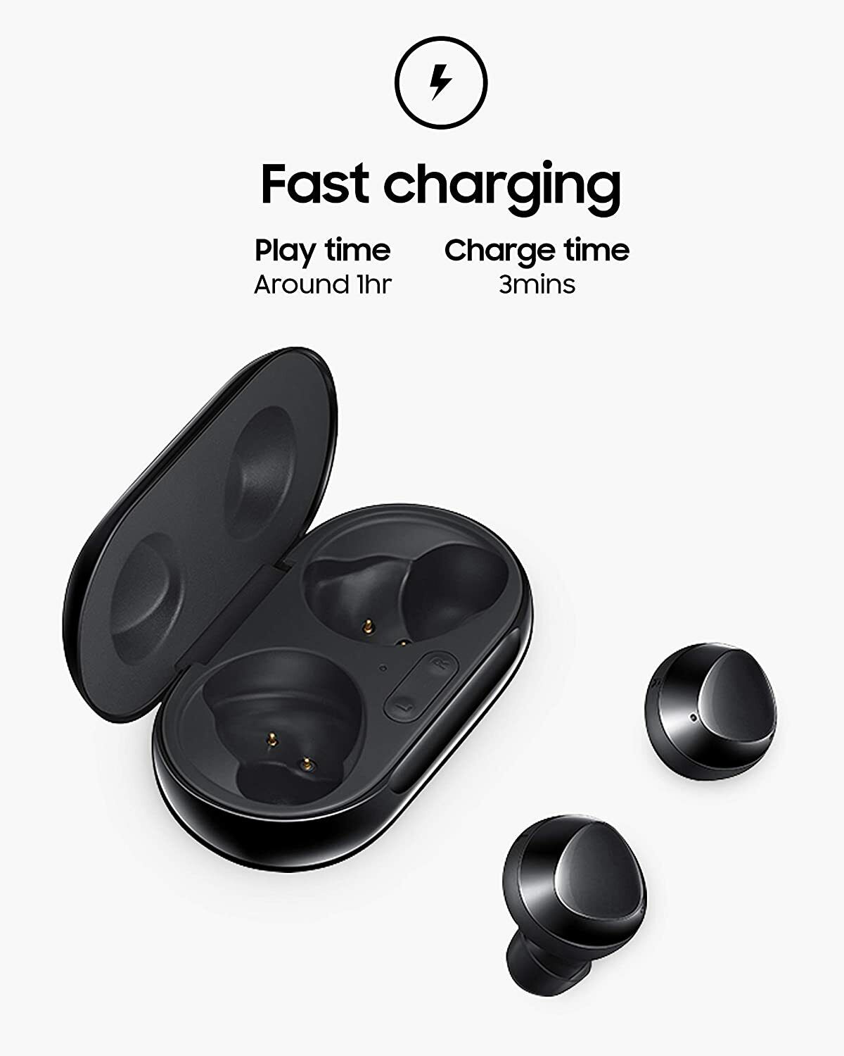 Samsung Galaxy Buds + True Wireless Earbud Headphones - Black